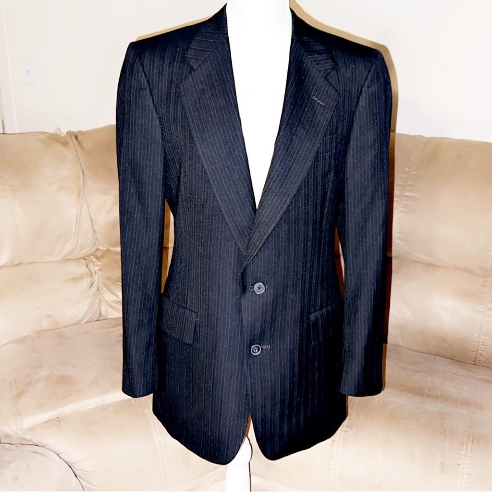 CHRISTIAN DIOR Pinstripe Blazer Jacket
